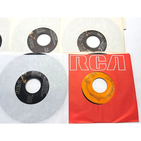 Charley Pride Country Records 45 RPM Lot 12 Different Records - Picture 6 of 6
